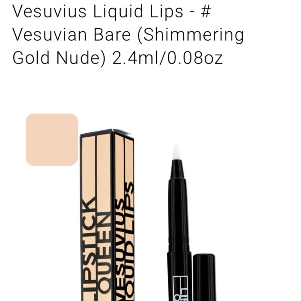 NEW Lipstick Queen liquid lips in Vesuvian Bare